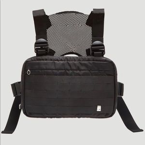 ALYX 1017 9SM Webbing-Trimmed And Mesh Chest Bag